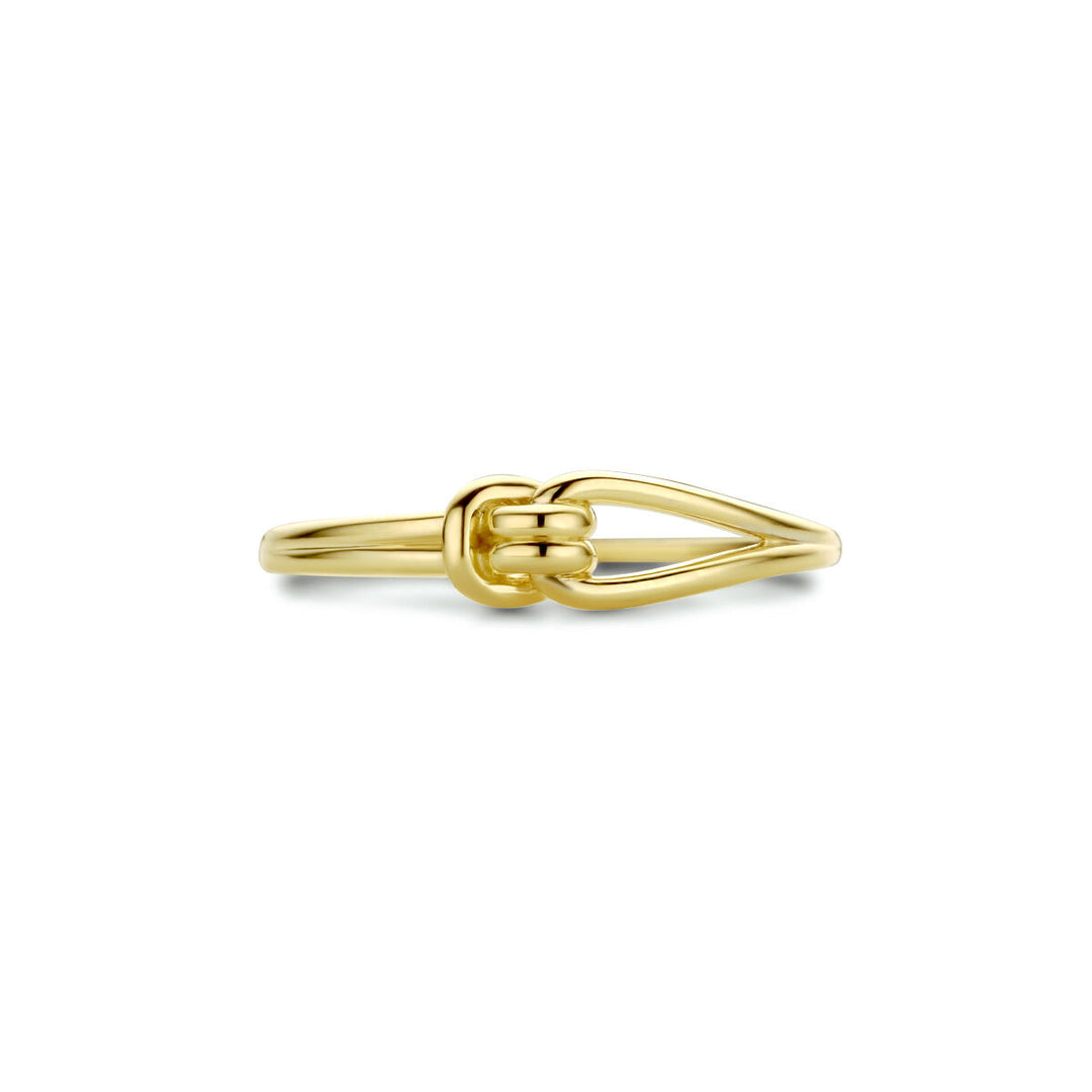 ring knoop 14K geelgoud