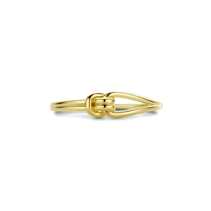 ring knoop 14K geelgoud