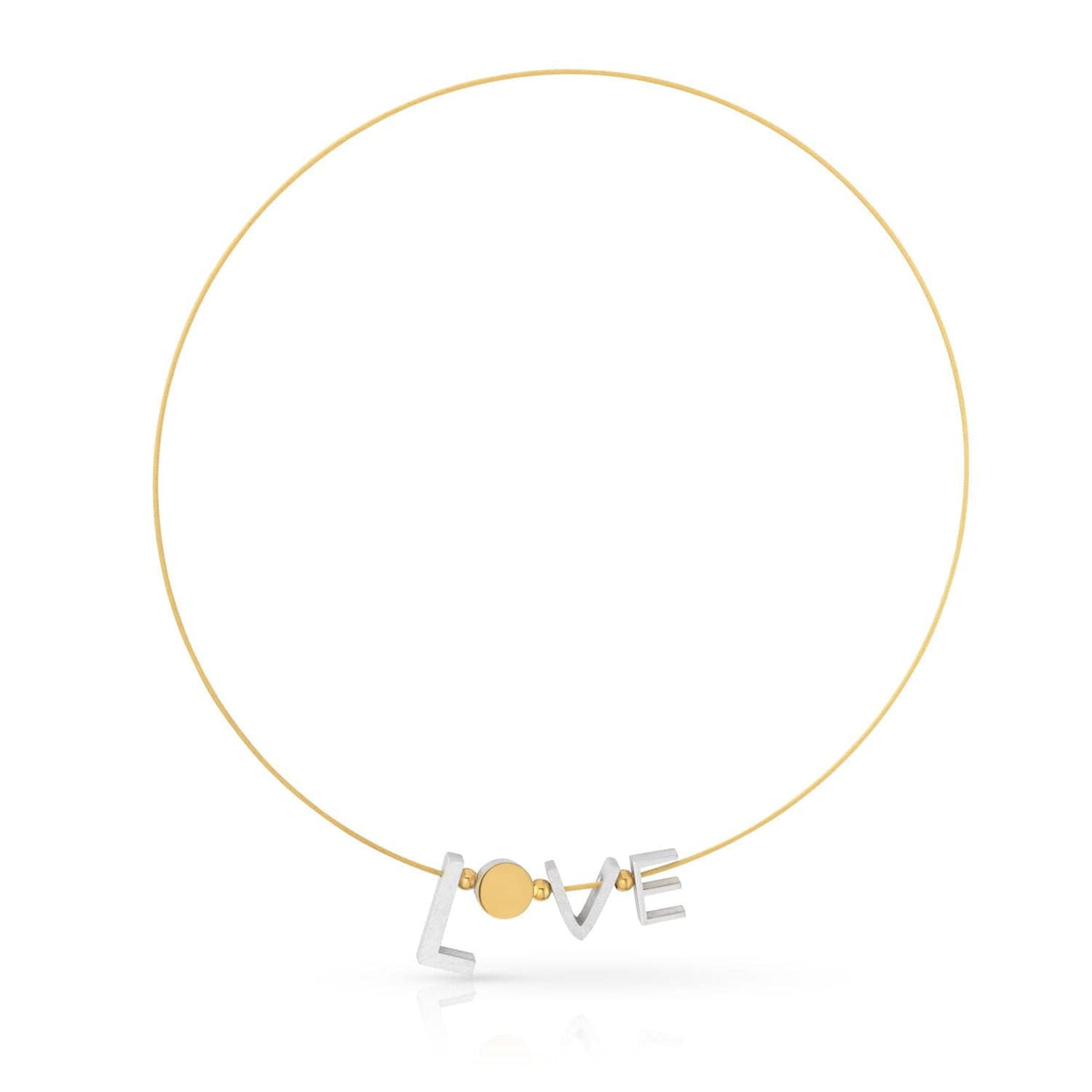 Collier LOVE goudkleurig C258G