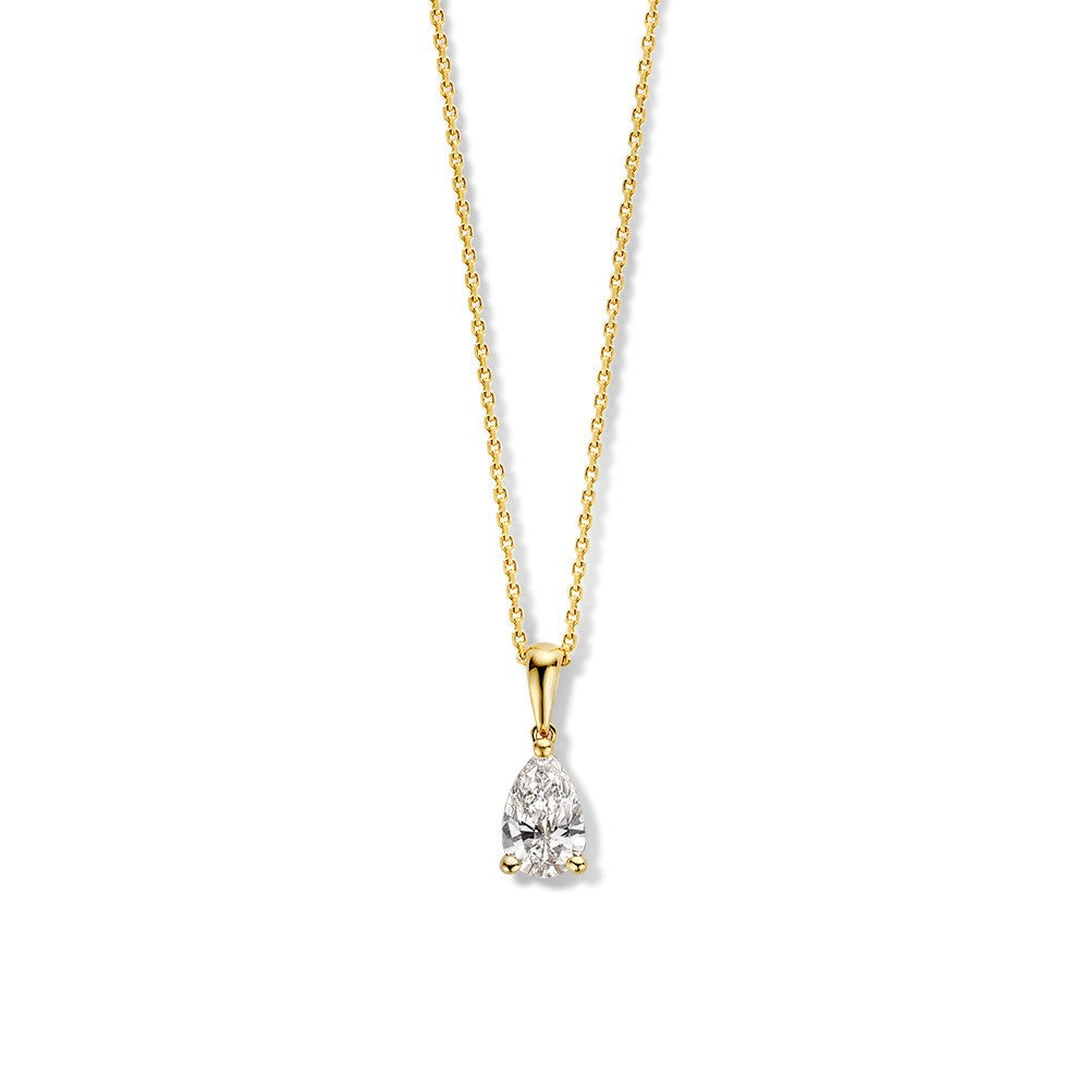 Collier Ava 0,50 crt. geelgoud
