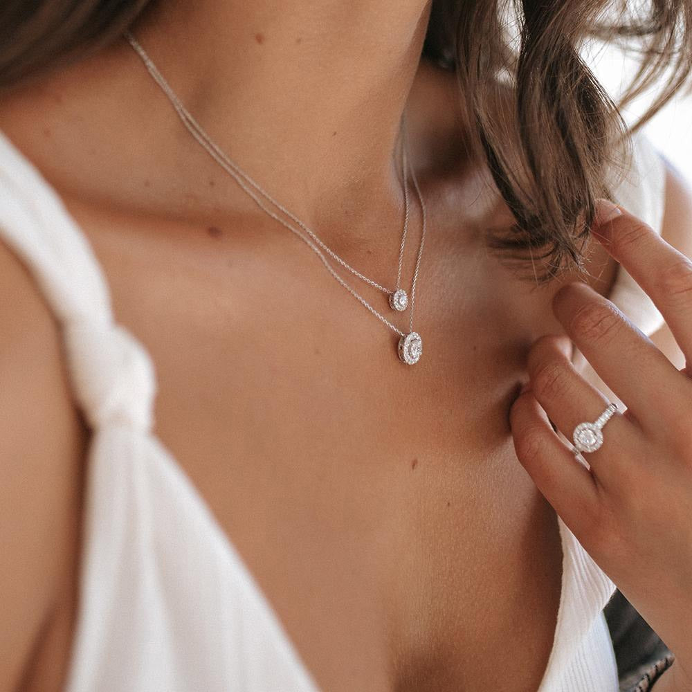 Collier Emma 0,75 crt. geelgoud