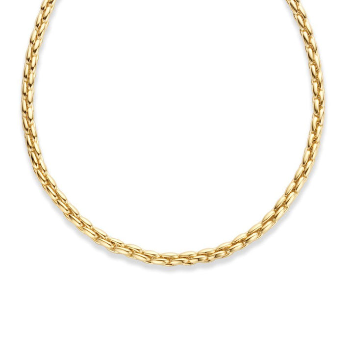 Geelgouden Collier met Klassieke Schakel, 14 Karaat, 45 cm, 28,7 gr