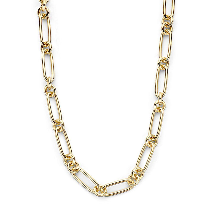 14K Geelgouden Collier met Grove Schakels – Luxe Sieraad voor Dames