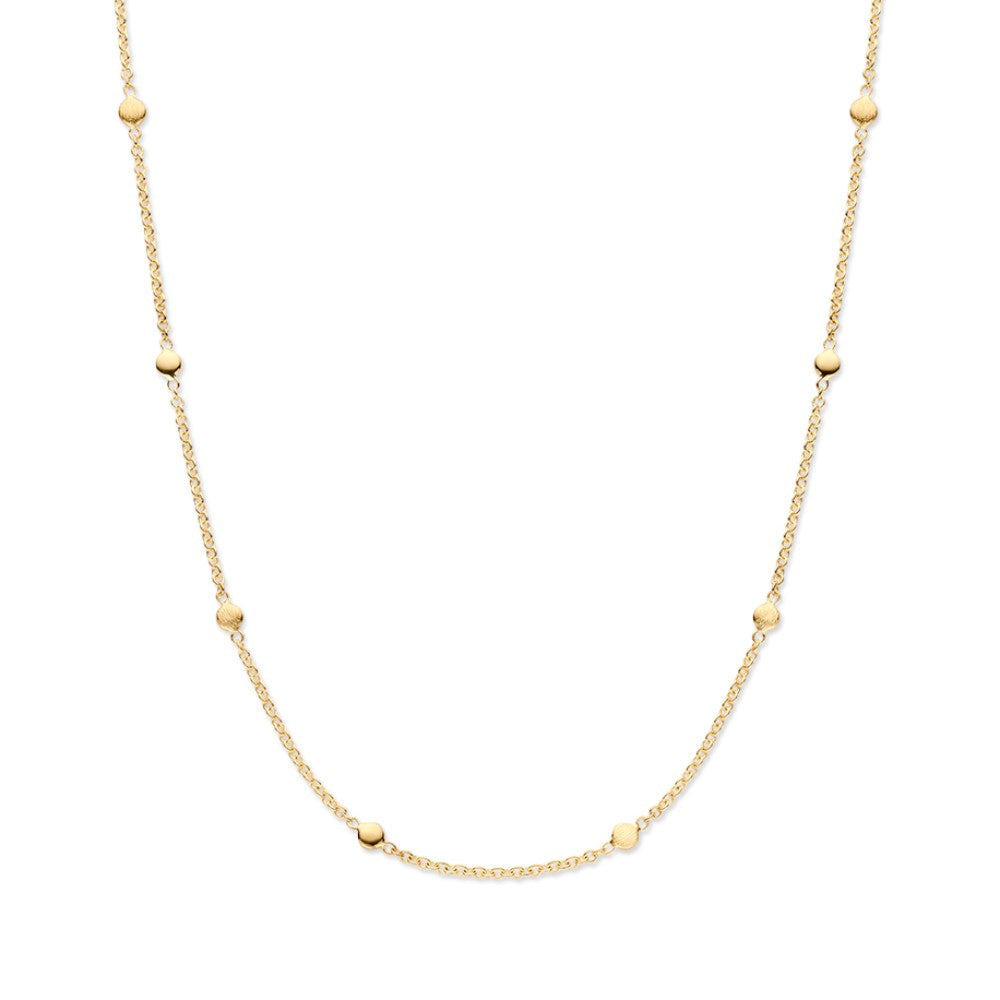 14K Geelgouden Collier met Luxe Gouden Elementen – Elegante Sieraad voor Dames