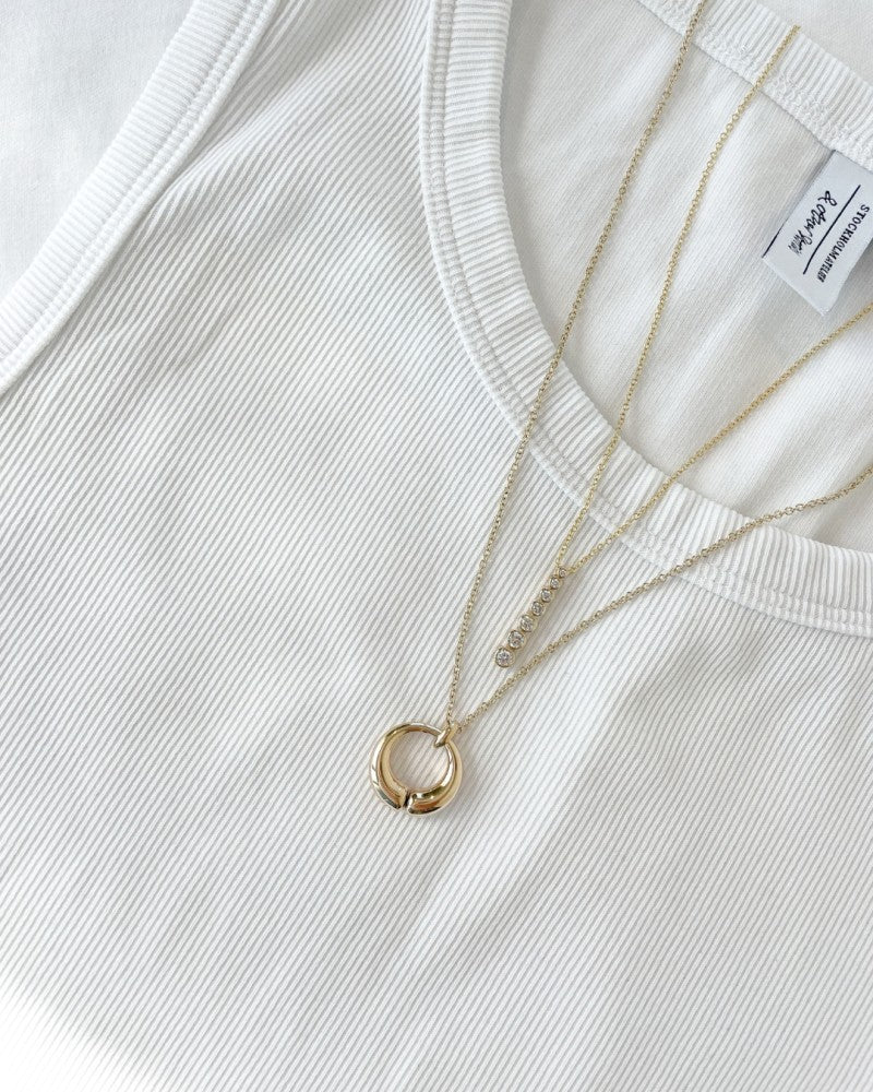 Collier geelgoud