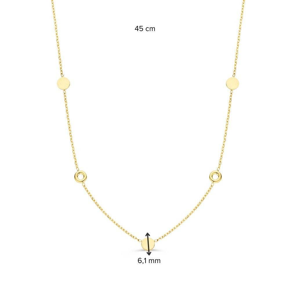 Collier geelgoud