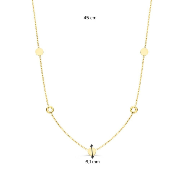 Collier geelgoud