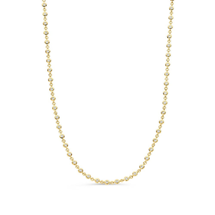 Collier geelgoud briljant 1,51 crt.