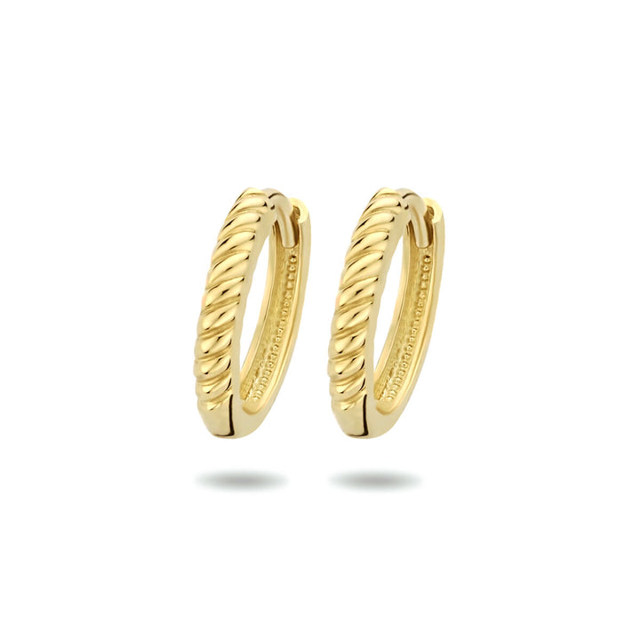 drop earrings 14K yellow gold