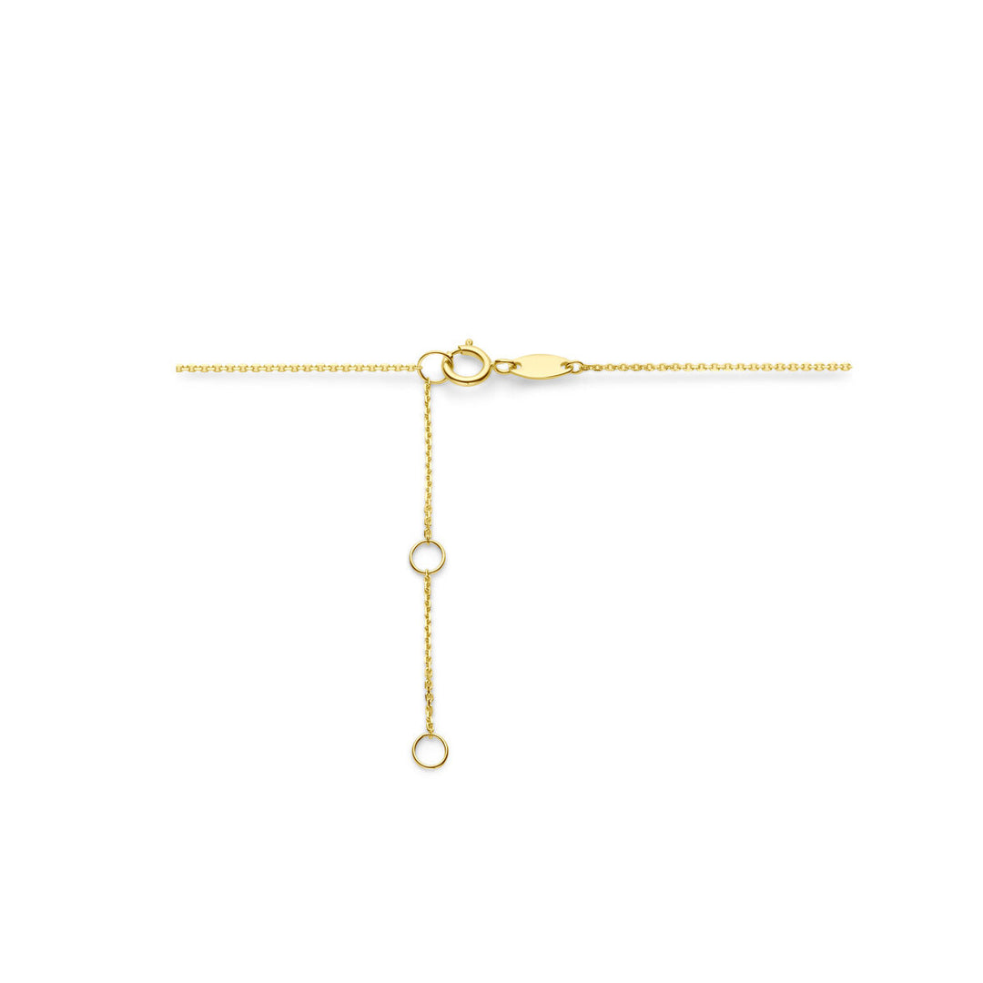 collier hart 41 - 43 - 45 cm 14K geelgoud