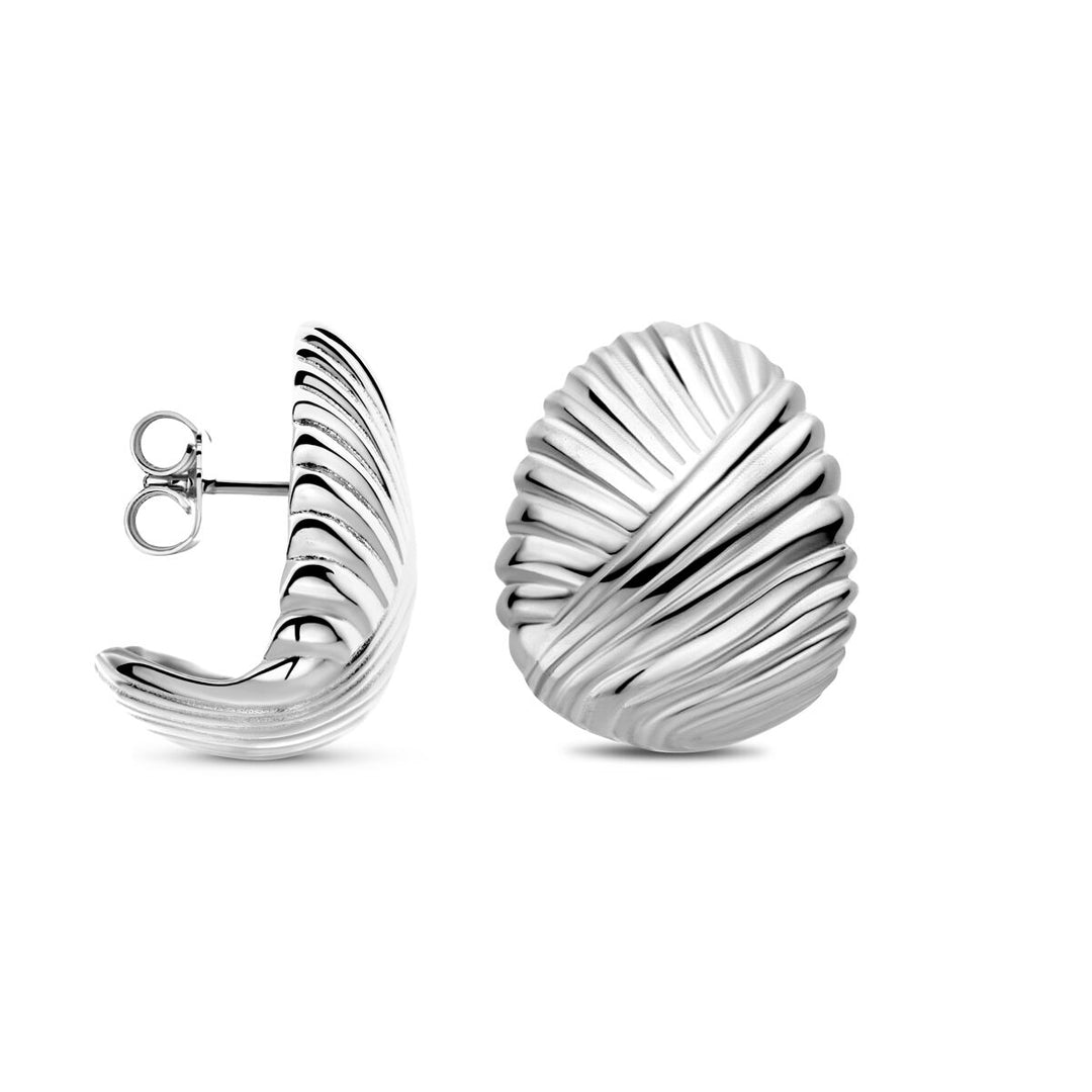 oorknoppen 20 mm zilver gerhodineerd