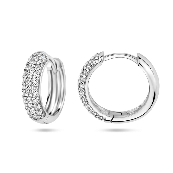 Ohrhänger Zirkonia Silber rhodiniert