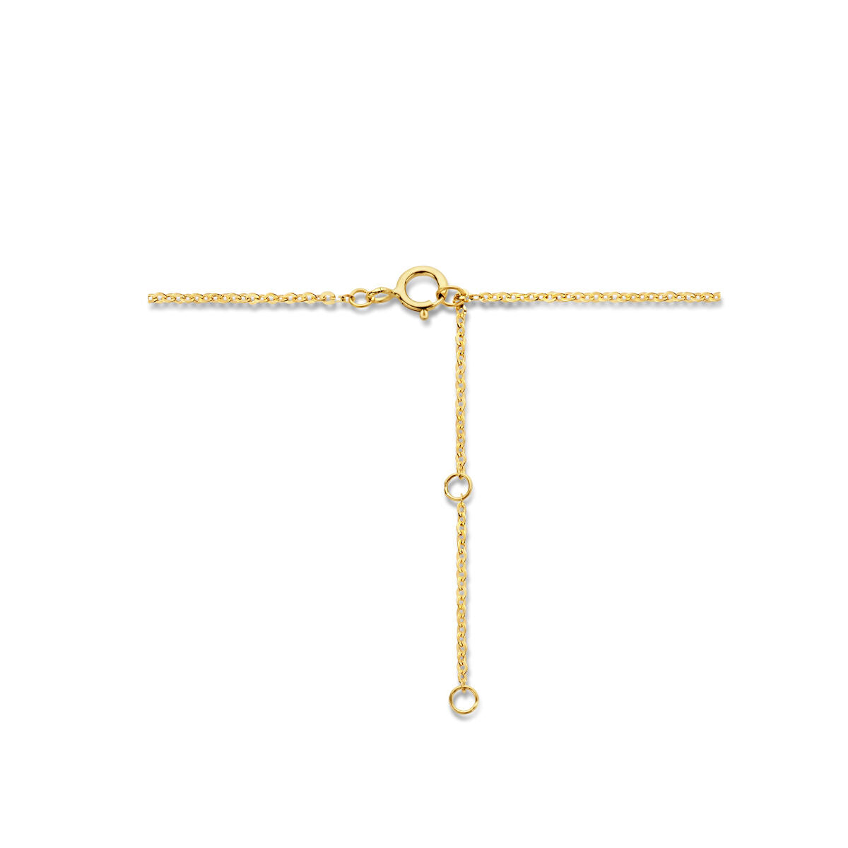Gouden dames ketting parel 14K