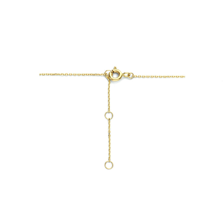 necklace round zirconia 40 - 42 - 44 cm 14K yellow gold