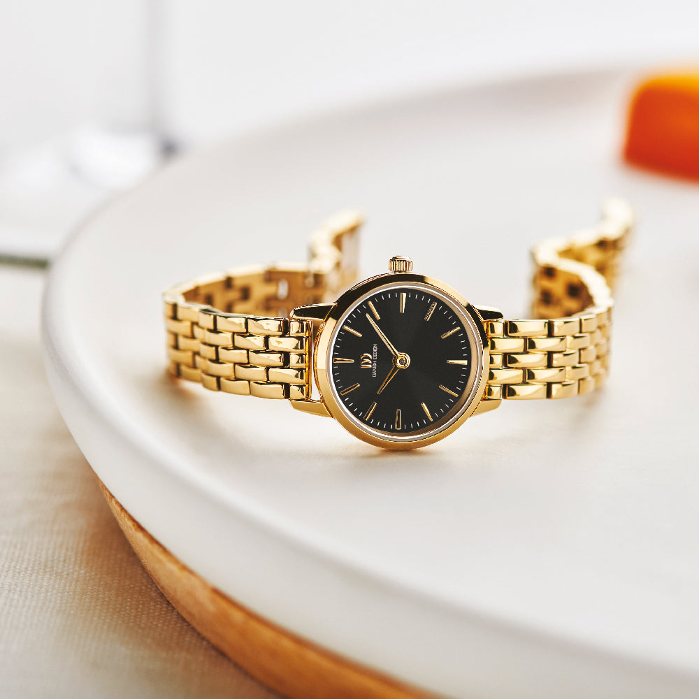 Danish design dames horloge zwarte wijzerplaat - IV99Q1268