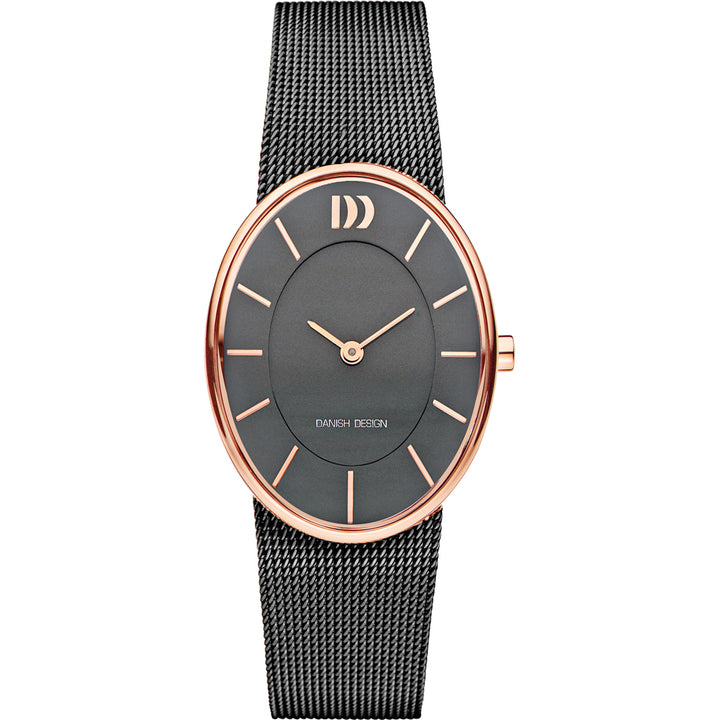 Danish design dames horloge grijze wijzerplaat  - IV71Q1168