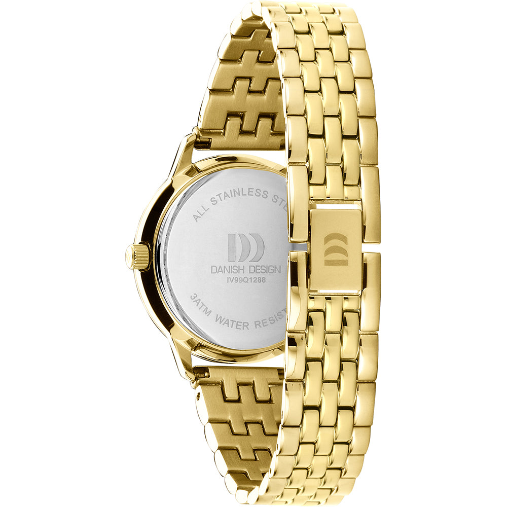 Danish design dames horloge zwarte wijzerplaat - IV99Q1288
