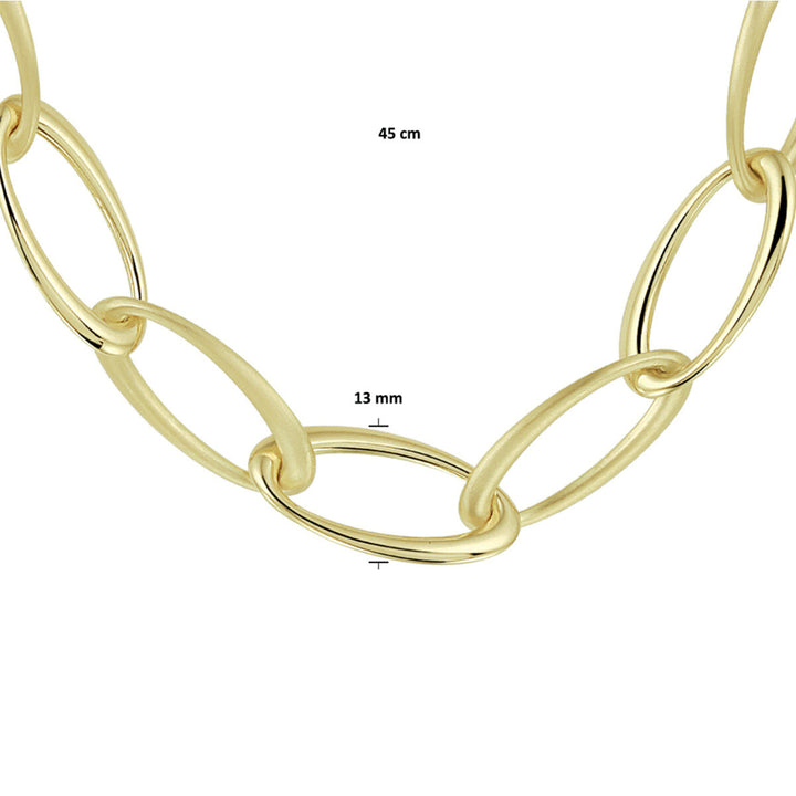 Gold ladies necklace 14K