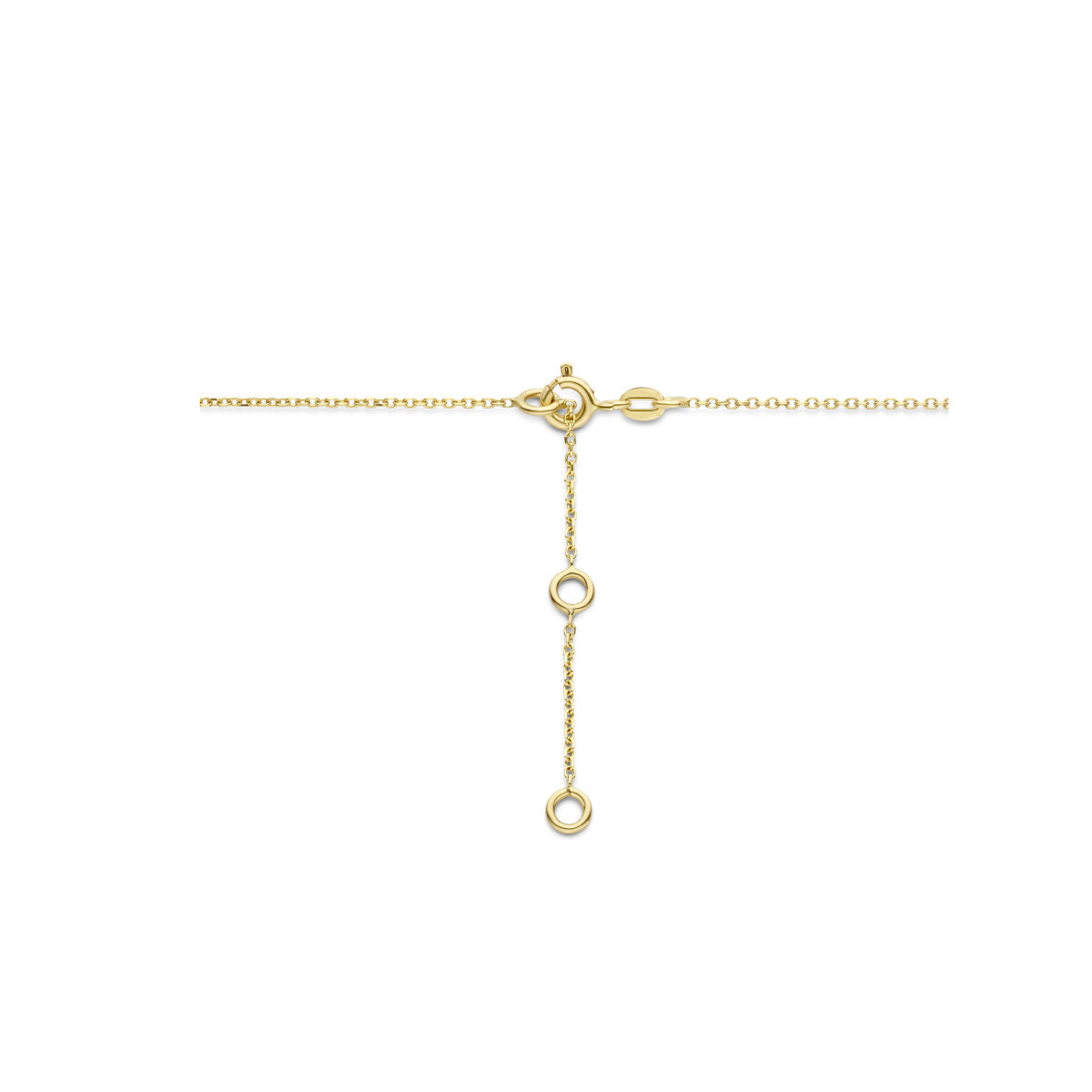 necklace ruby, opal and rounds 41 - 43 - 45 cm 14K yellow gold