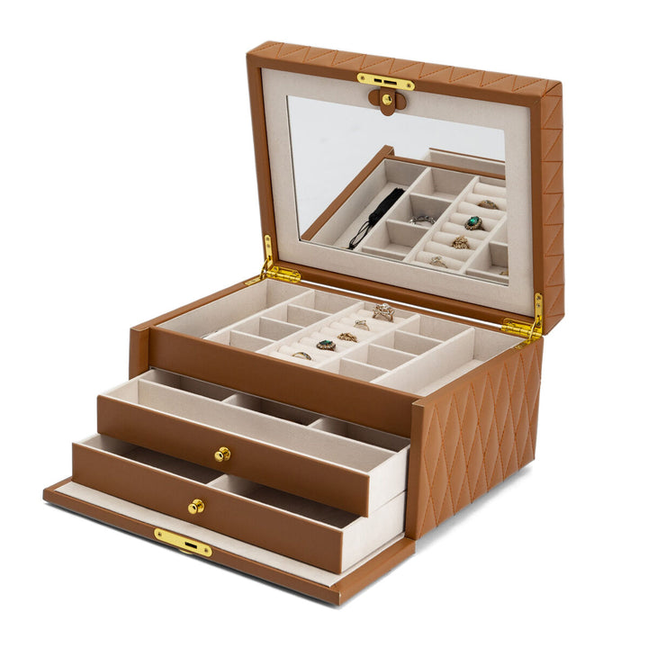 jewelry box brown accessories