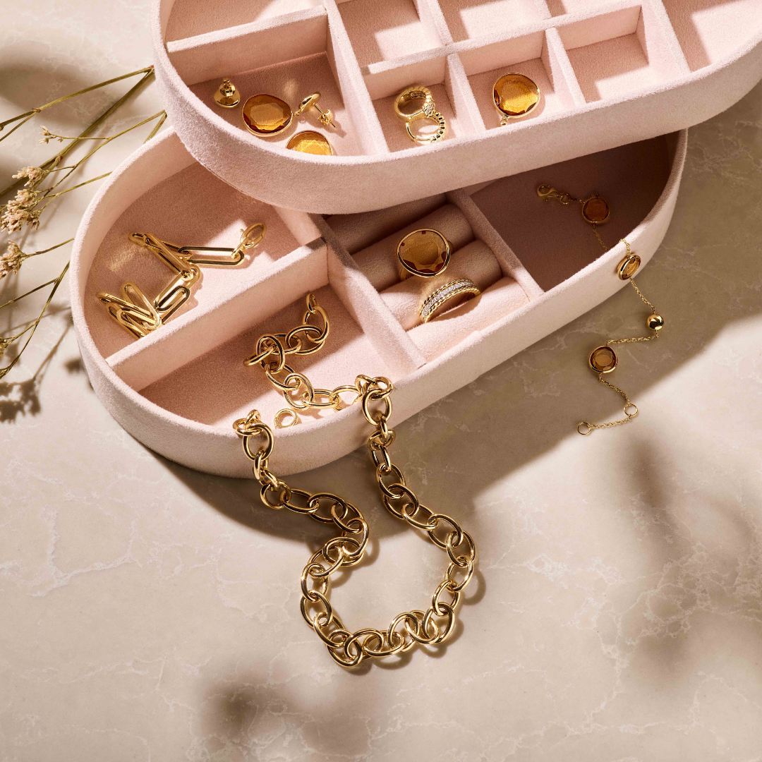 jewelry box soft pink accessories