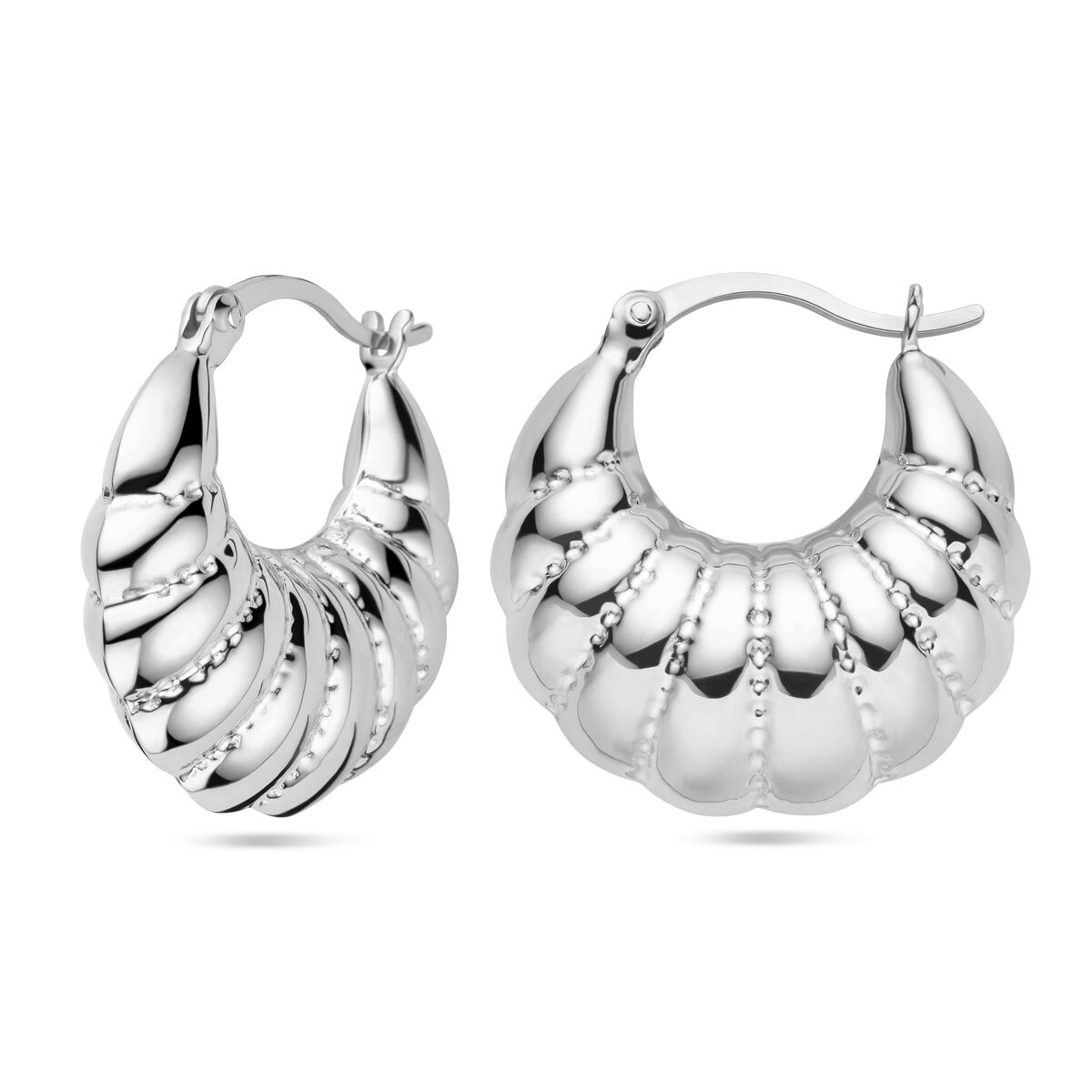 oorringen zilver gerhodineerd