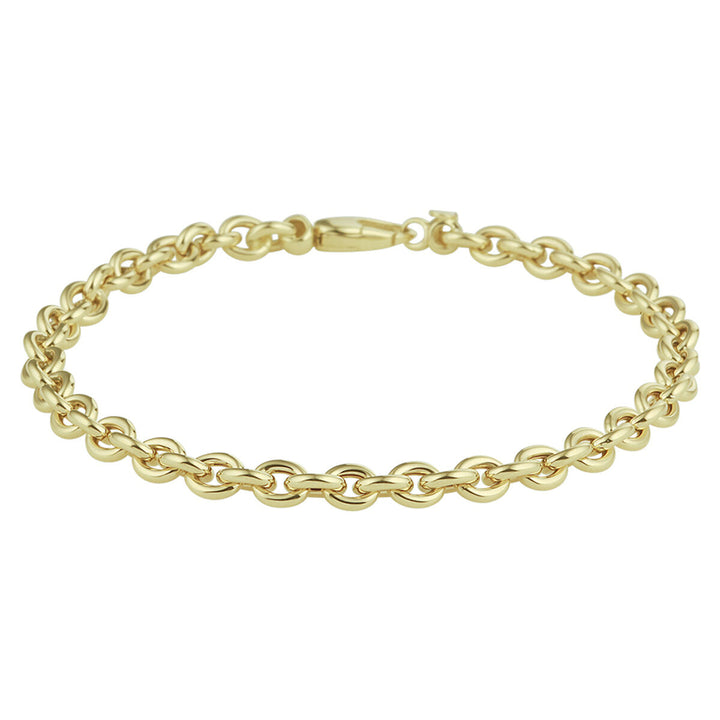 Gold bracelet ladies anchor 14K