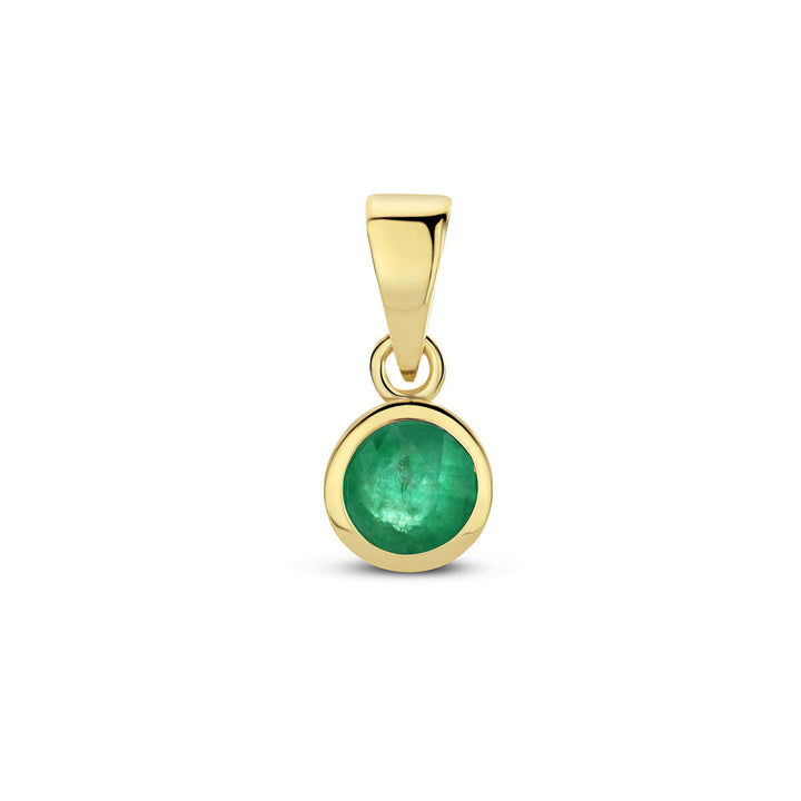 pendant with birthstone 14K yellow gold