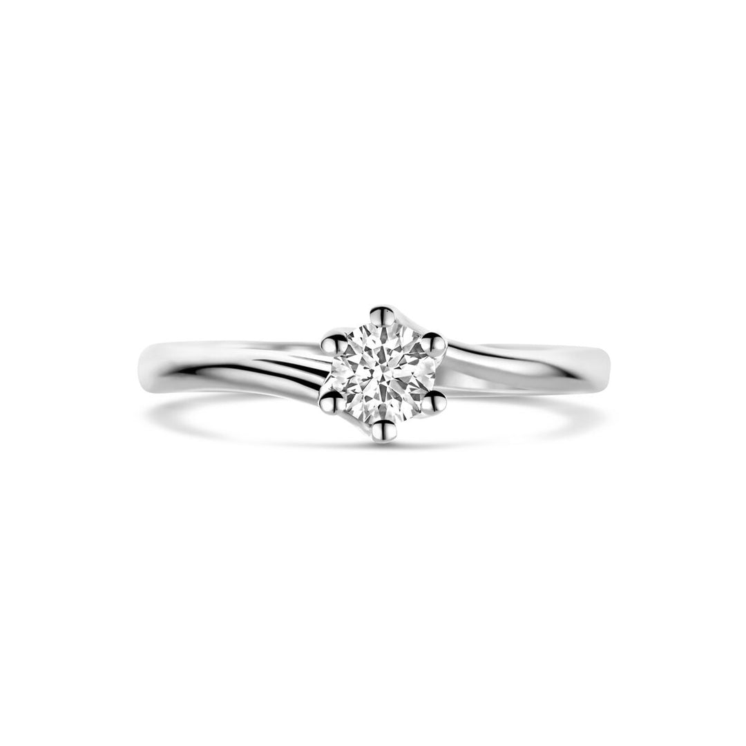 ring lab grown diamant 0.30ct g vs 14K witgoud