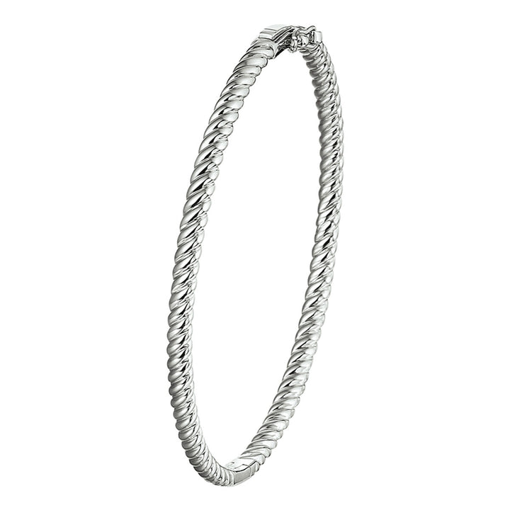 bangle scharnier 4,0 x 60 mm zilver gerhodineerd