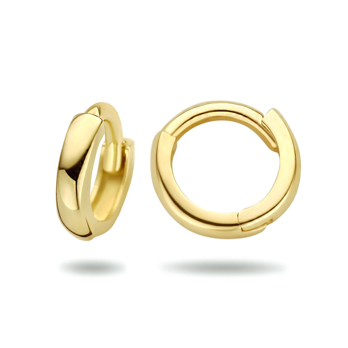 klapoorringen 1,6 x 7,0 mm 14K geelgoud