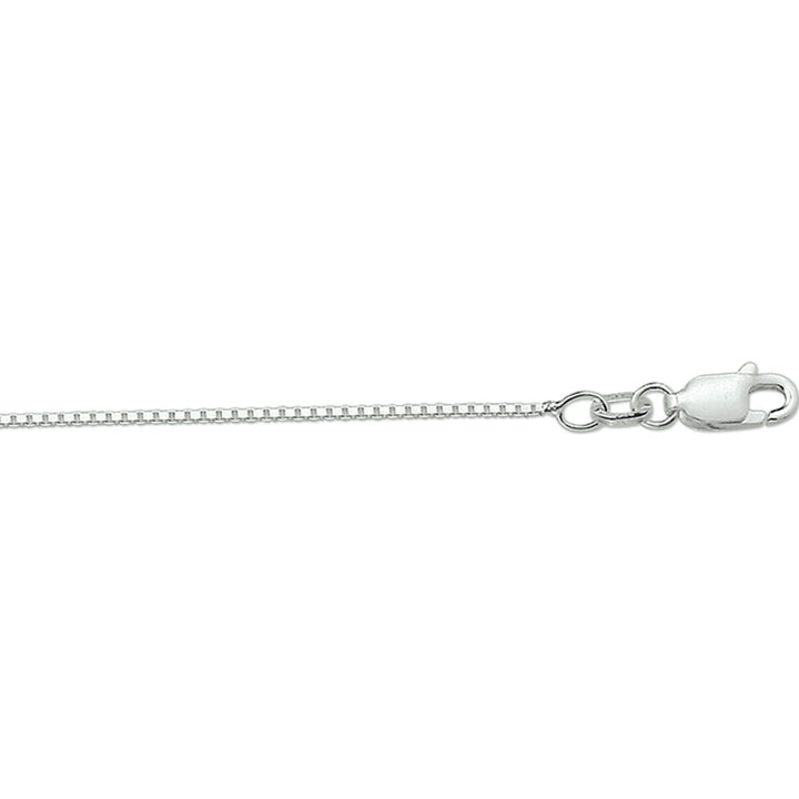 Venetian necklace 1.1 mm silver rhodium plated