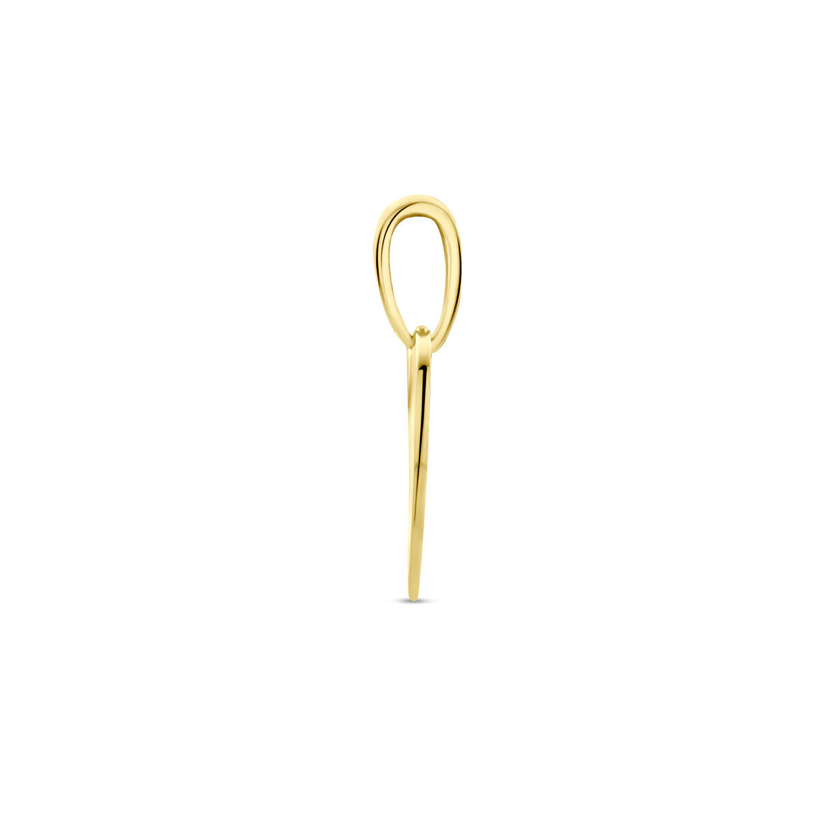engraving pendant heart 14K yellow gold