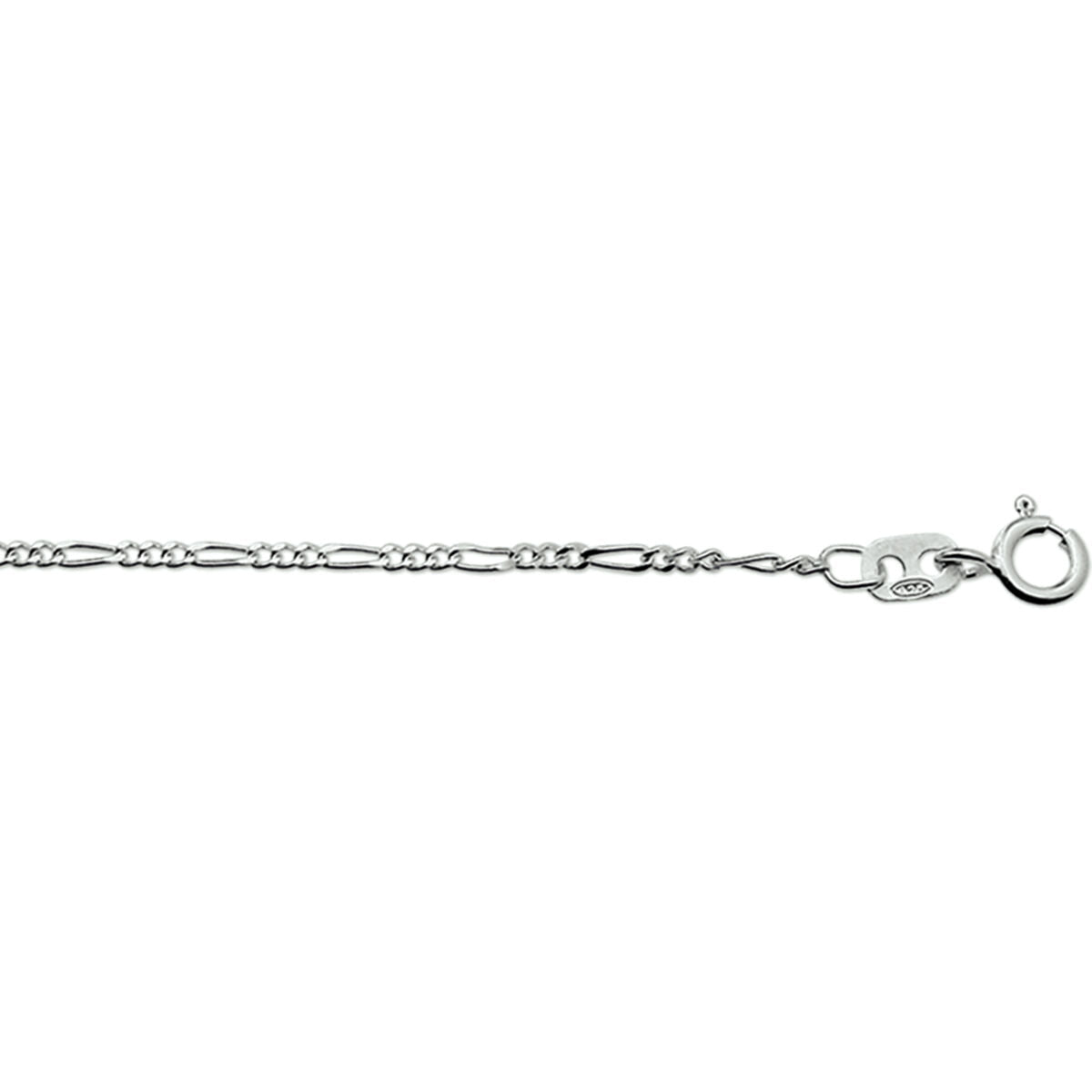 figaro 1,6 mm zilver wit