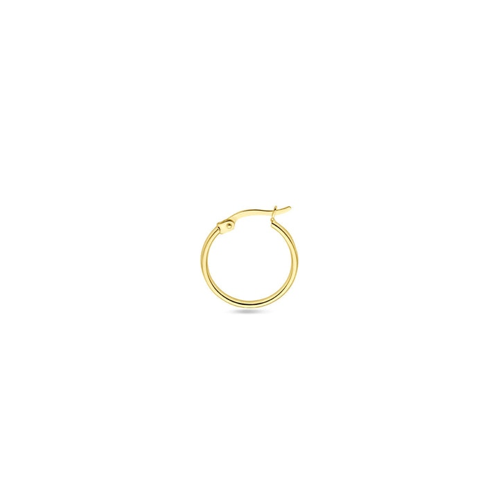 oorring 18 mm per stuk 14K geelgoud