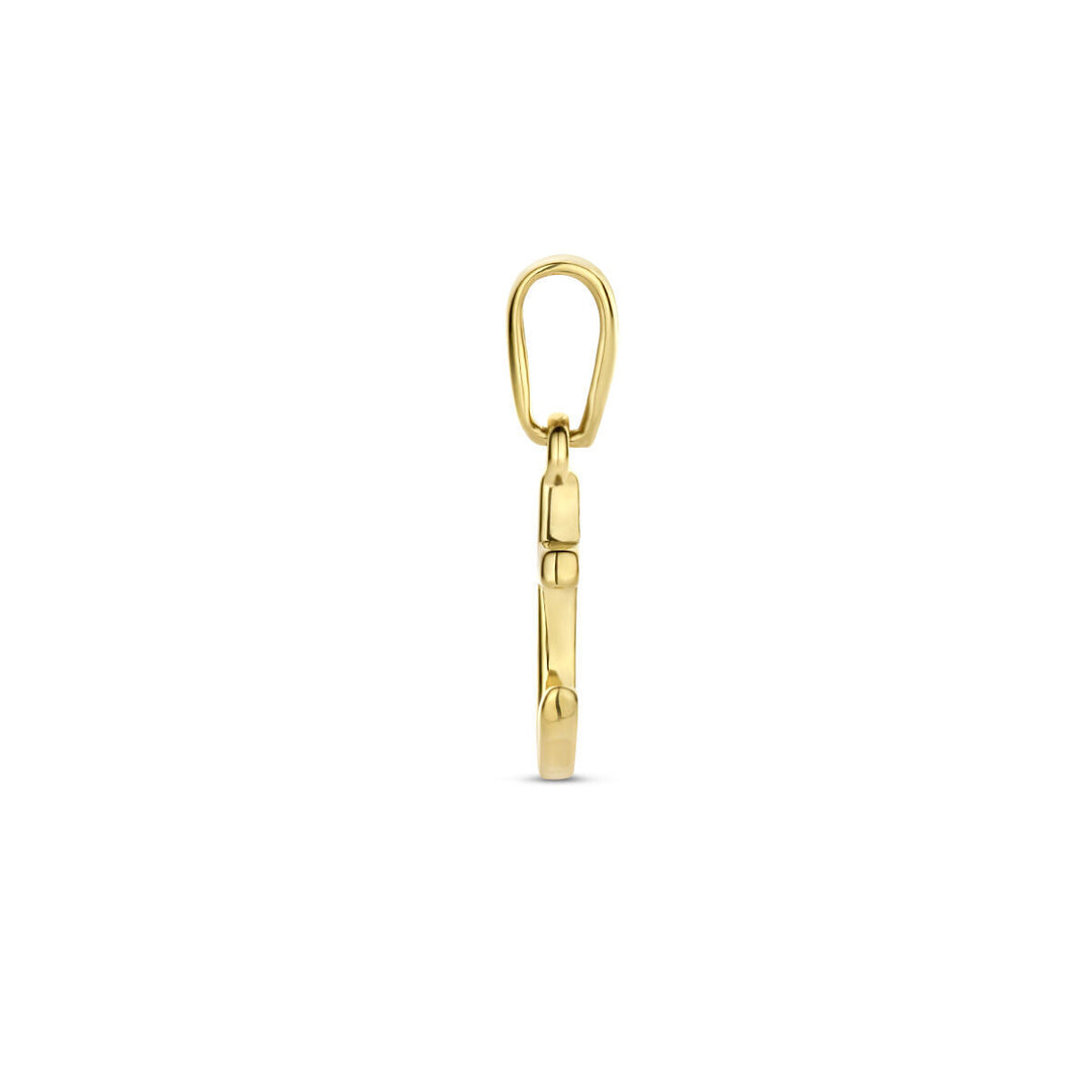 hanger anker 14K geelgoud