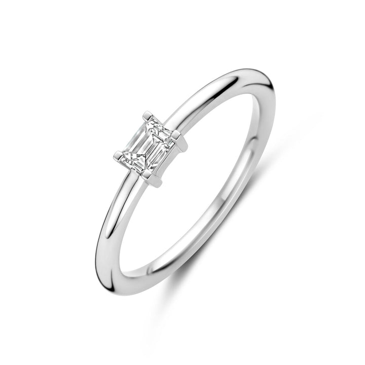 ring diamant 0.25ct h si 14K witgoud