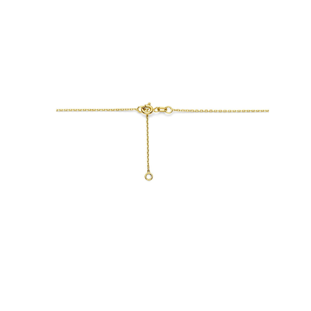 collier parels 42 + 3 cm 14K geelgoud