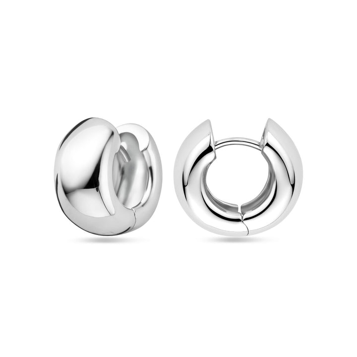 klapoorringen 15 mm zilver gerhodineerd