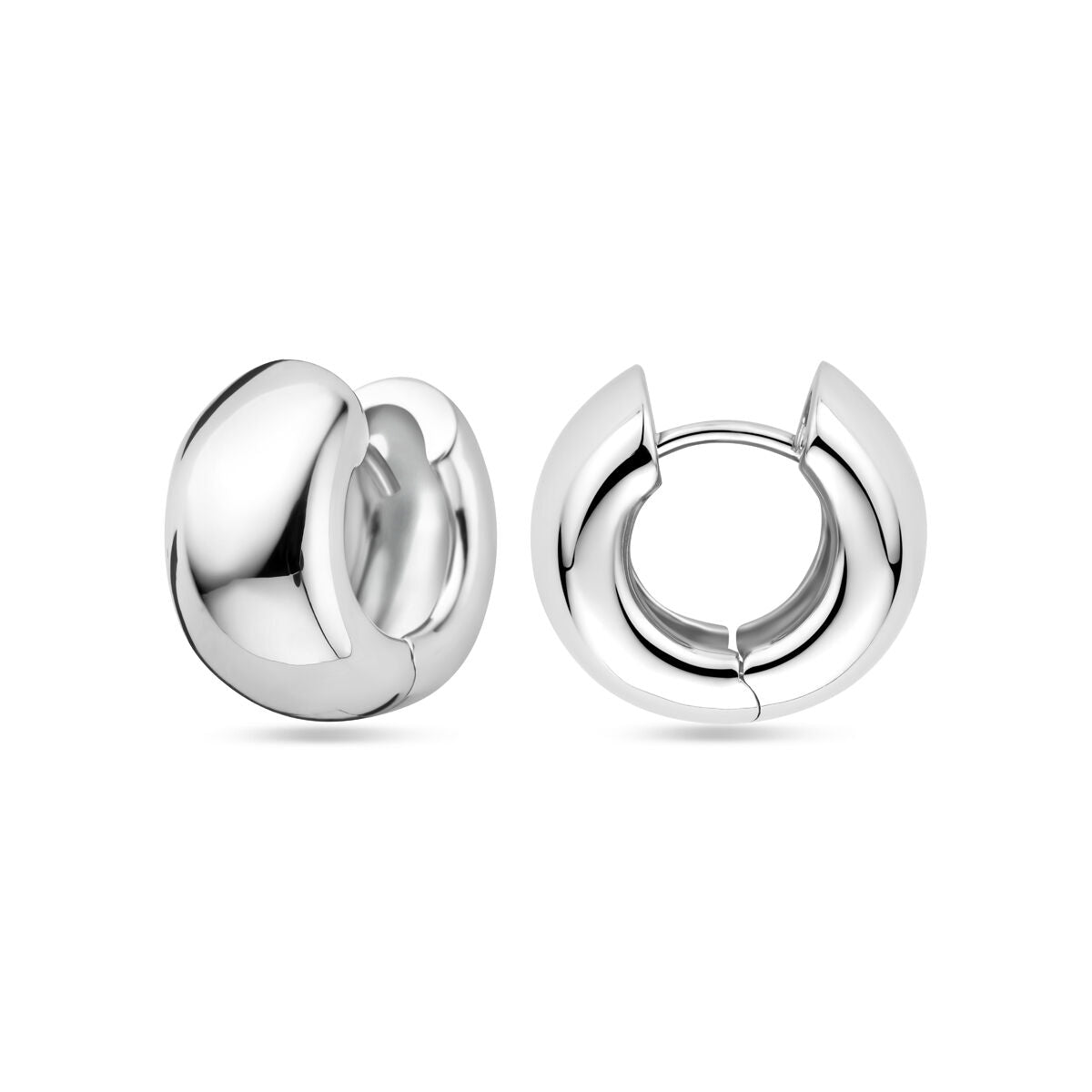 klapoorringen 15 mm zilver gerhodineerd