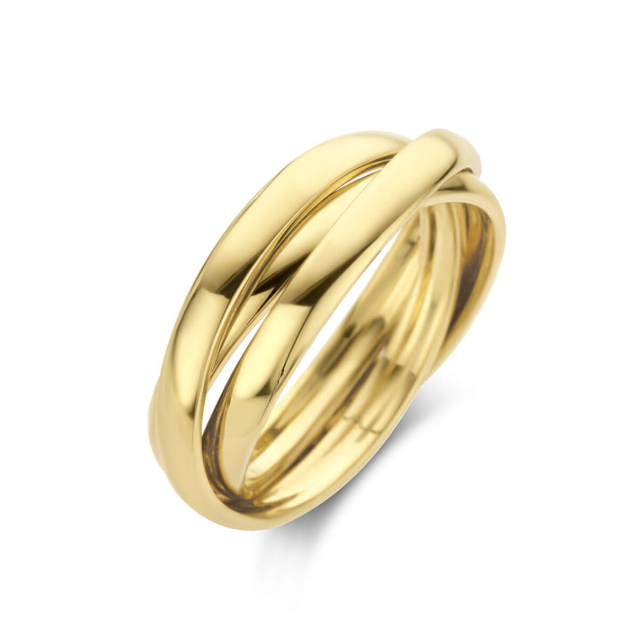 trinity rings 14K yellow gold