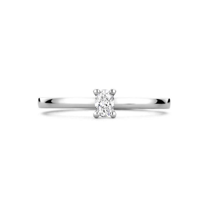 Platinring Diamant 0,15 ct g vsi Platin