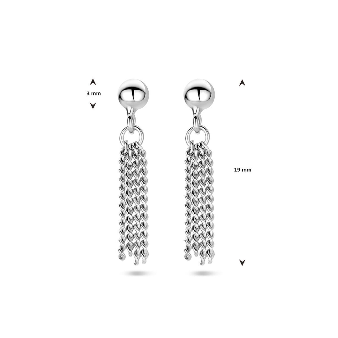 oorhangers zilver gerhodineerd