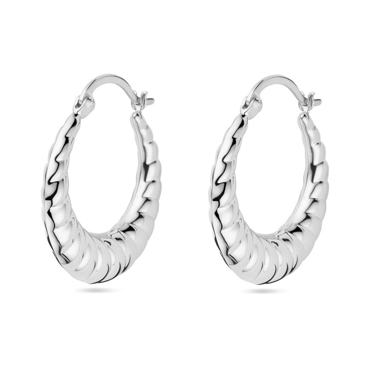 oorringen zilver gerhodineerd