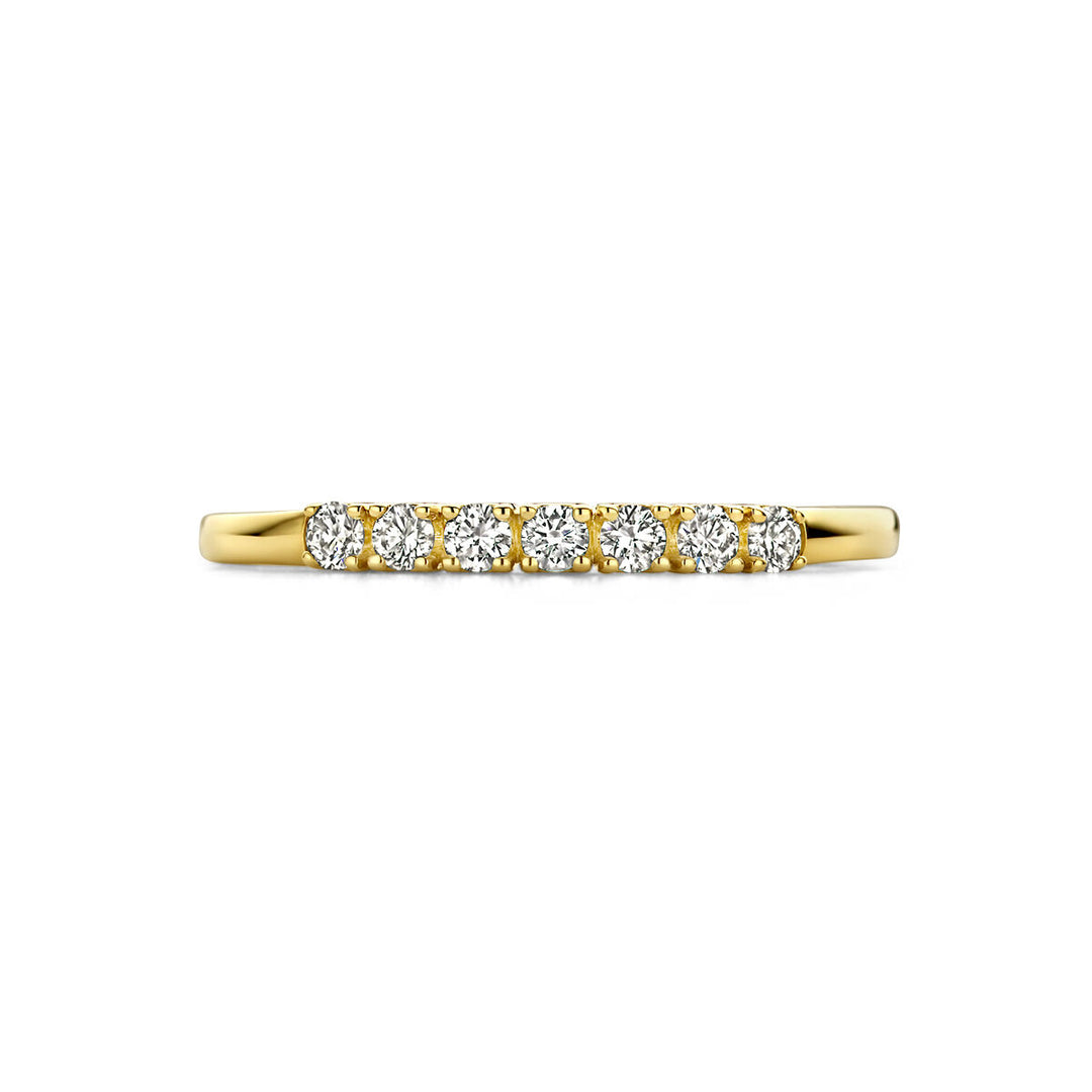 Memoirenring Diamant 0,21 ct H SI 14K Gelbgold