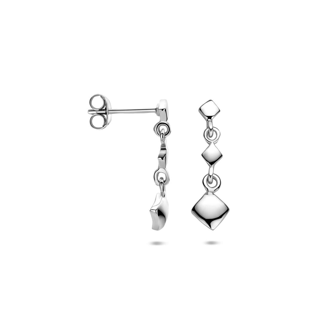 Zilveren oorhangers – gerhodineerd 925 zilver