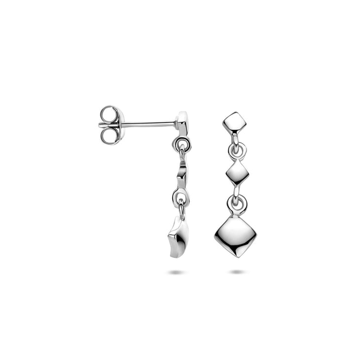Zilveren oorhangers – gerhodineerd 925 zilver