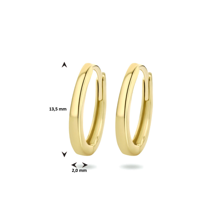 Ohrhänger aus 14-karätigem Gelbgold