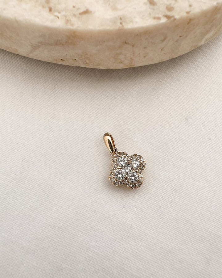 Geel Gouden Hanger met 0,48 crt Diamant – Elegante 14 Karaat Gouden Hanger voor Dames