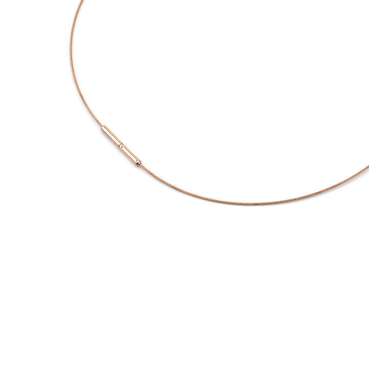 Boccia Titanium Length Necklace rgp steel 0802-03